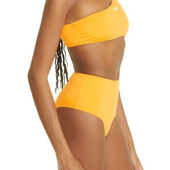 OFF-WHITE Logo One-Shoulder Two-Piece Swimsuit 6 US / 40 IT - Picture 4 of 5